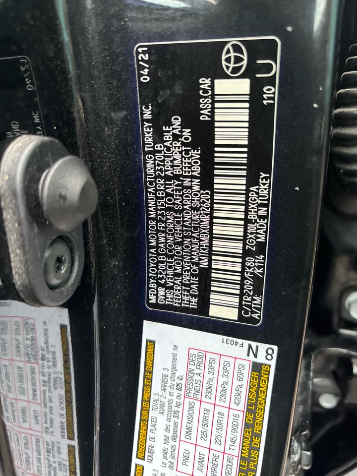 Toyota C-HR XLE 2021