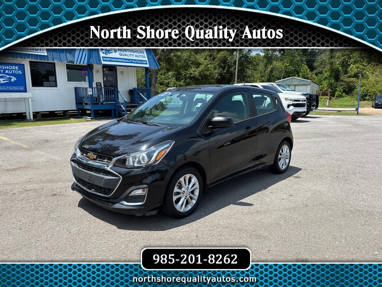 Black 2021 Chevrolet Spark Hatchback Front-Wheel Drive Automatic