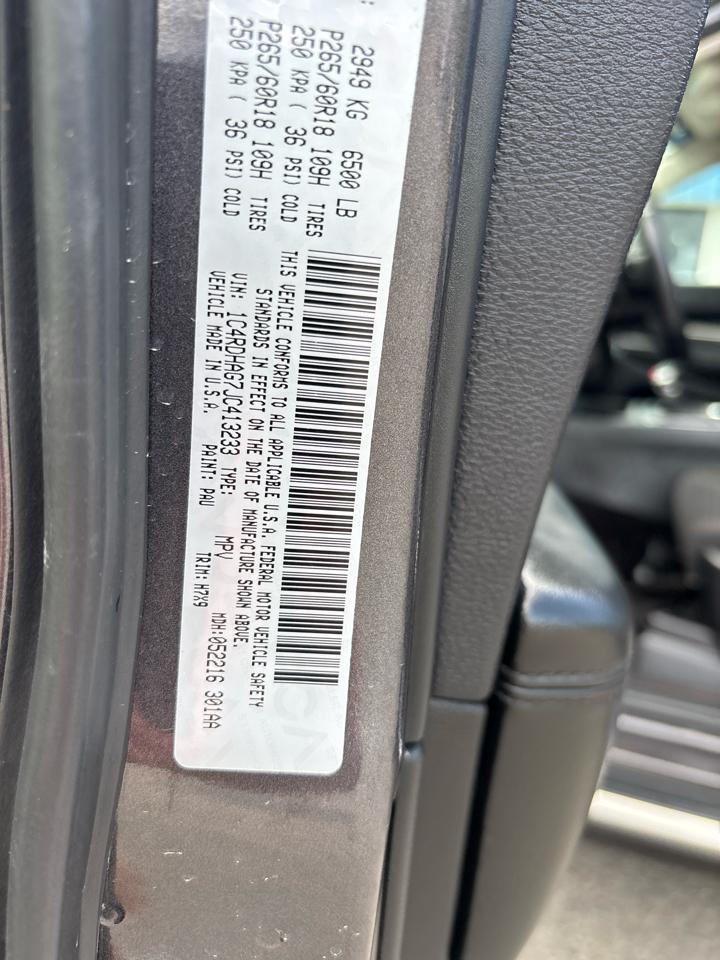 Dodge Durango SXT RWD 2018