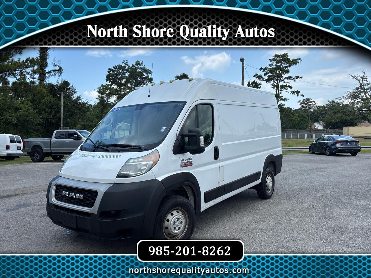 White 2019 RAM ProMaster Van Front-Wheel Drive Automatic