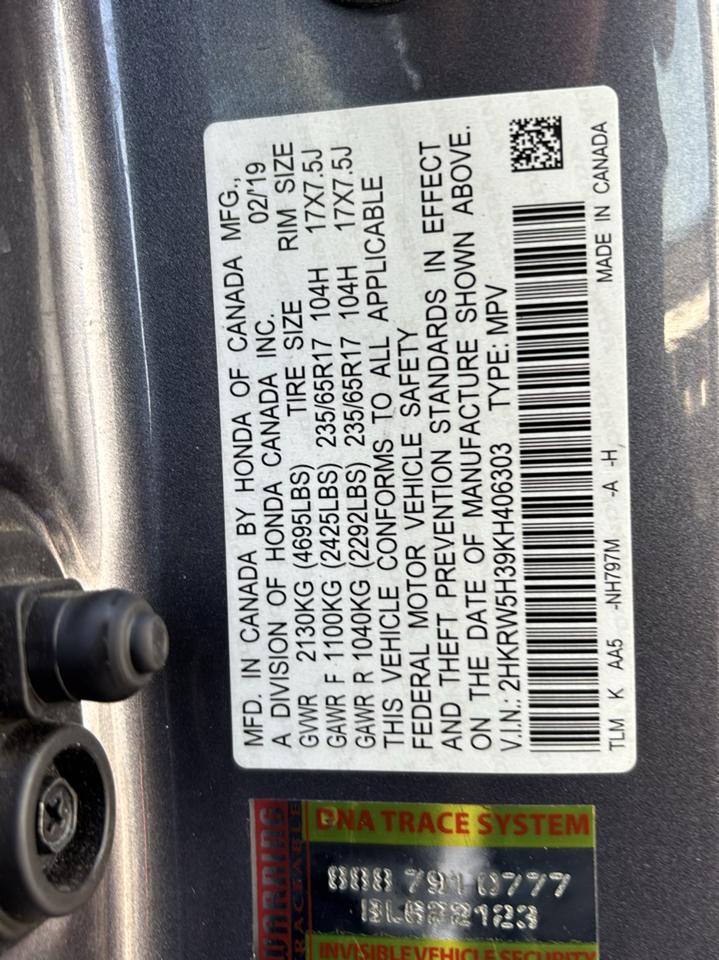 Honda CR-V LX 2WD 2019