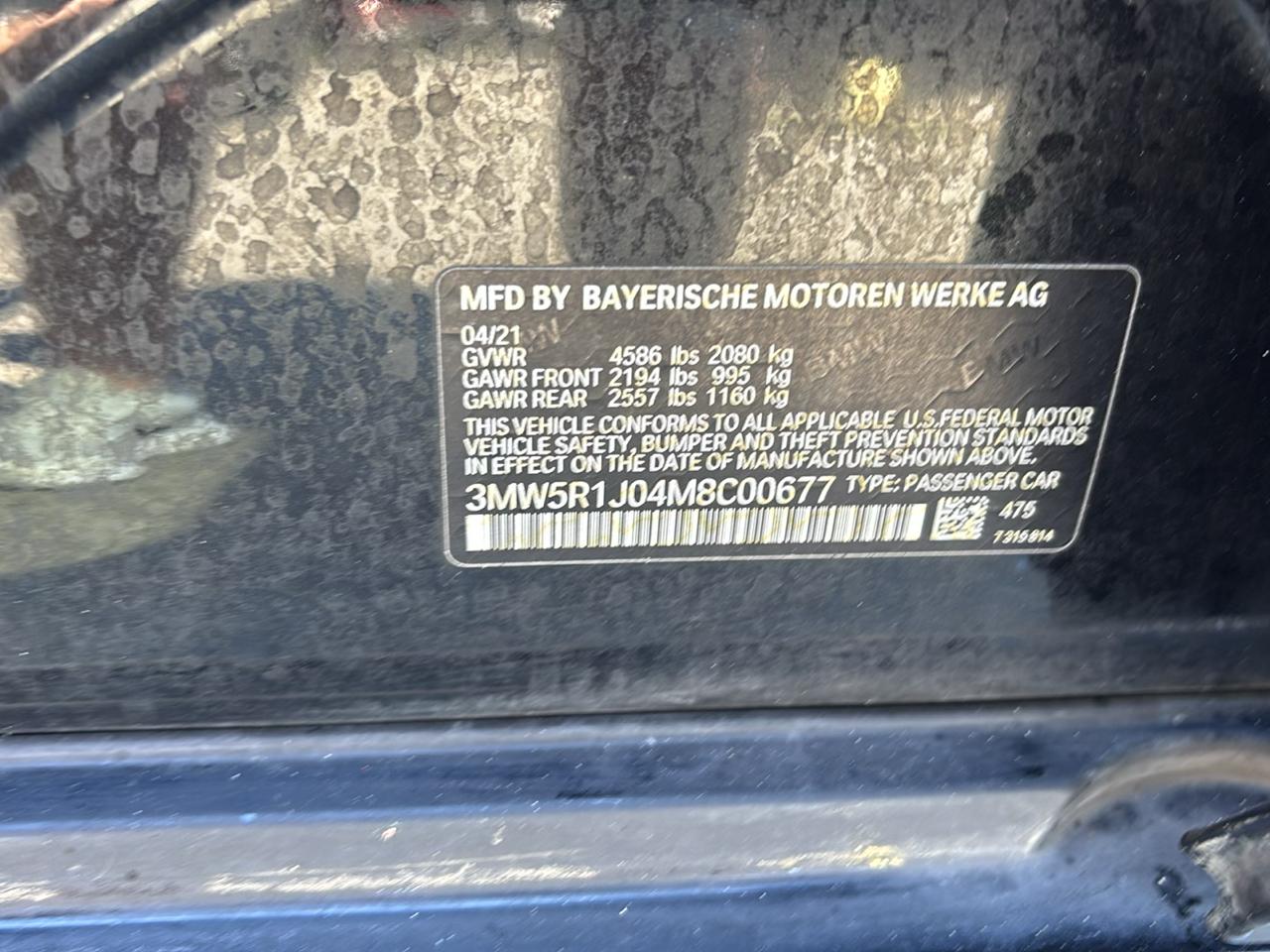 BMW 3-Series 330i 2021