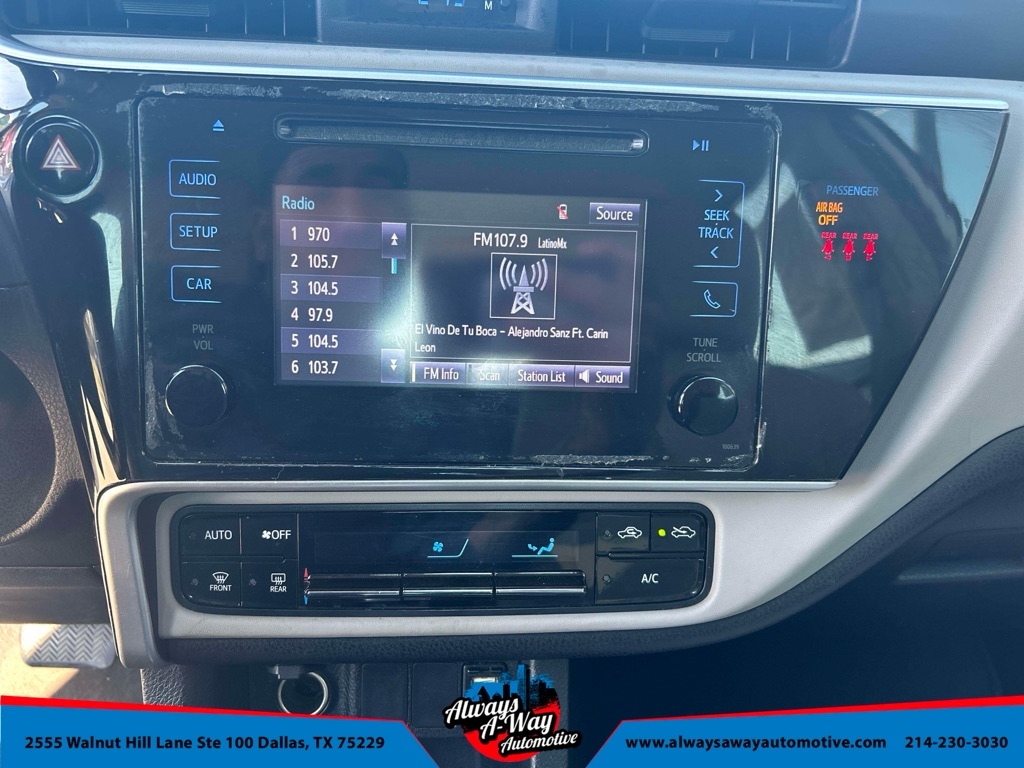 Toyota Corolla L CVT 2018