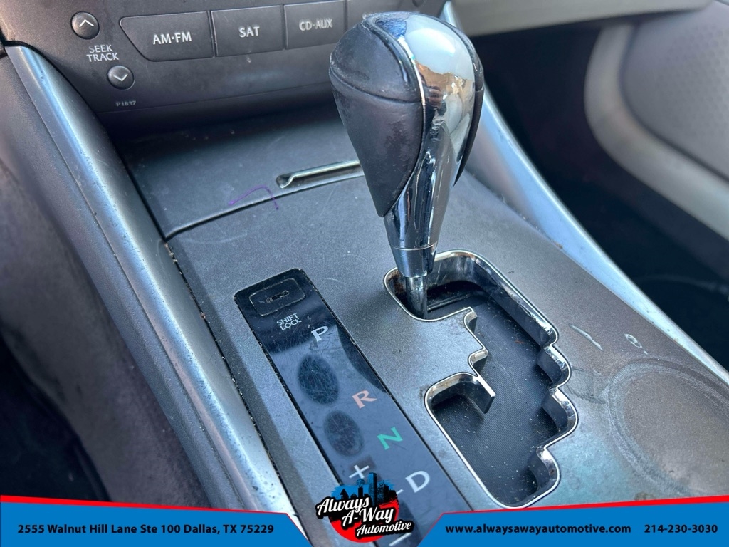 Lexus IS IS 250 6-Speed Sequential 2010