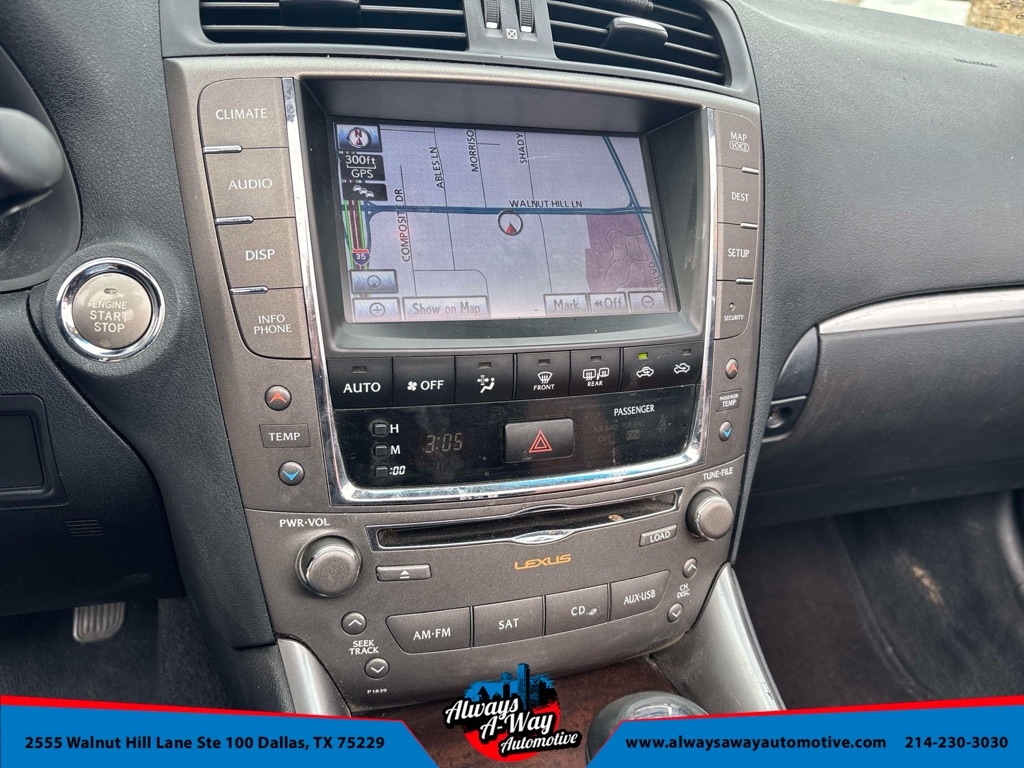 Lexus IS C 250 Manual 2012