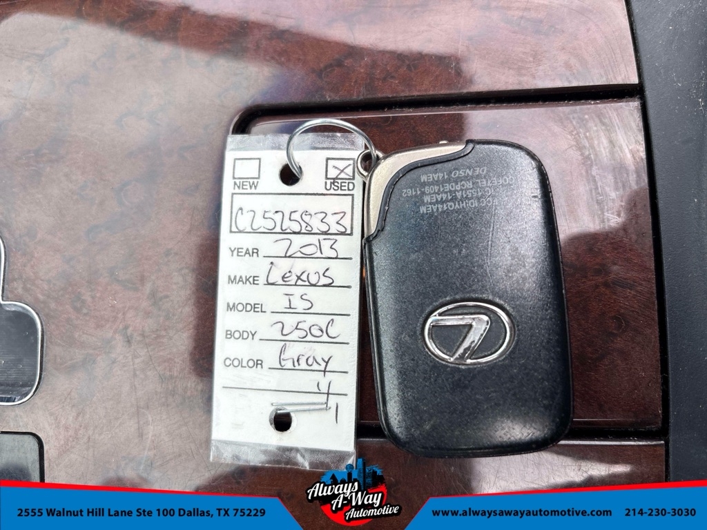 Lexus IS C 250 Manual 2012