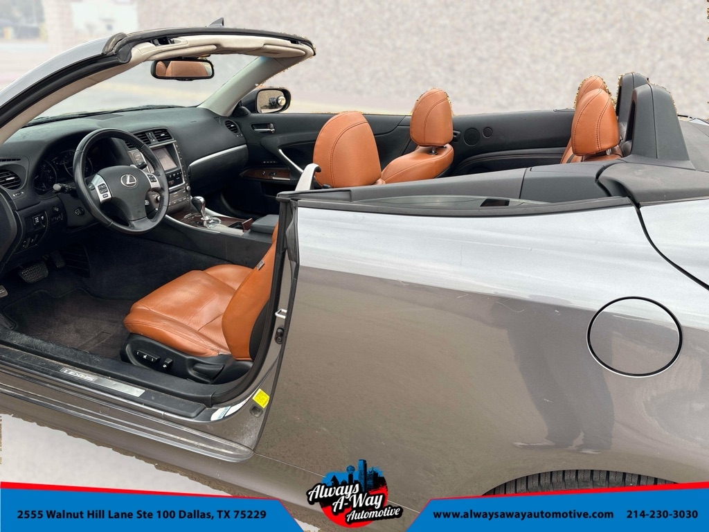 Lexus IS C 250 Manual 2012