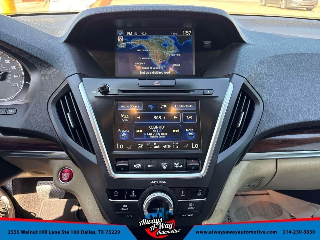 Acura MDX SH-AWD 9-Spd AT w/Tech Package 2016