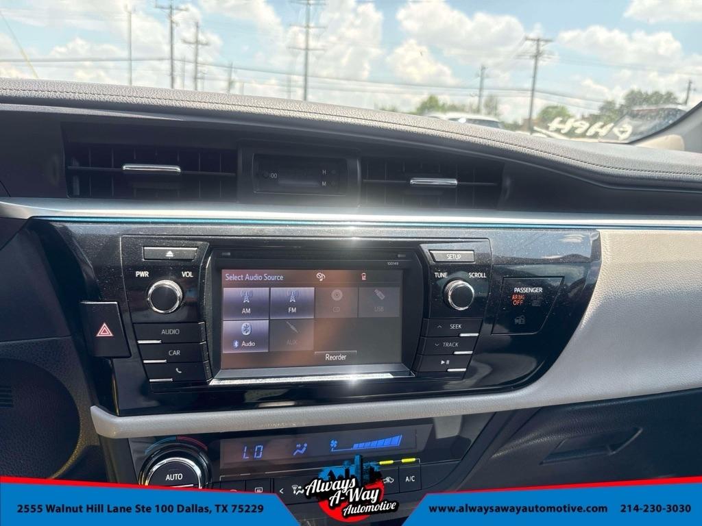 Toyota Corolla LE CVT 2014
