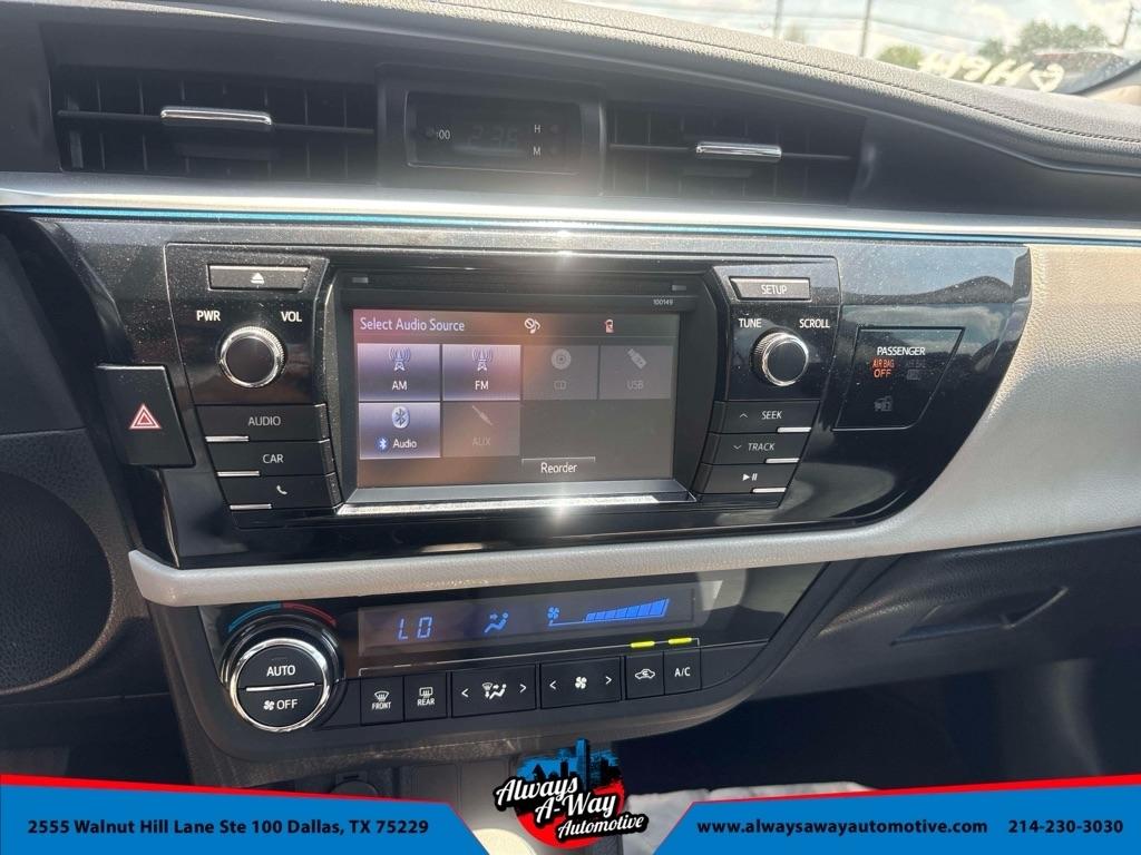Toyota Corolla LE CVT 2014
