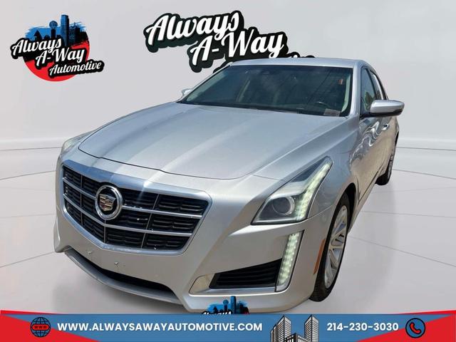 Silver 2014 Cadillac CTS Sedan Rear-Wheel Drive Automatic