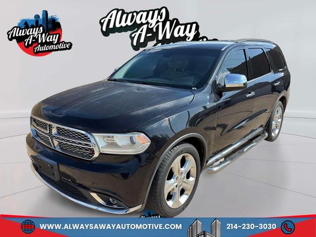 Black 2014 Dodge Durango SUV / Crossover Rear-Wheel Drive Automatic