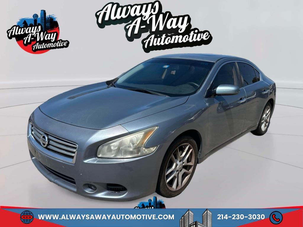 Gray 2012 Nissan Maxima Sedan Front-Wheel Drive Continuously Variable Transmission