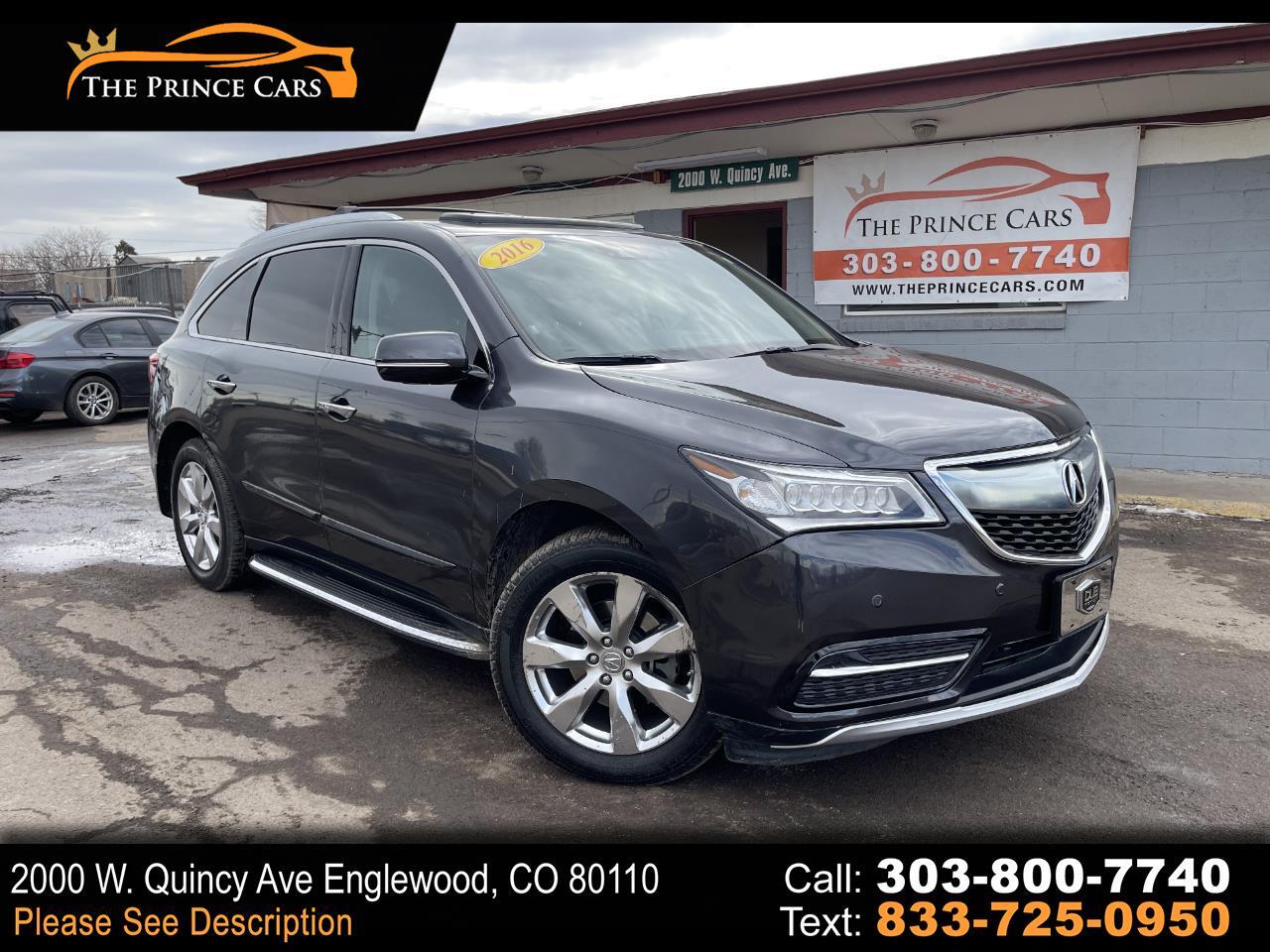 2016 Acura MDX 9-Spd AT SH-AWD w/Advance and Entertainment