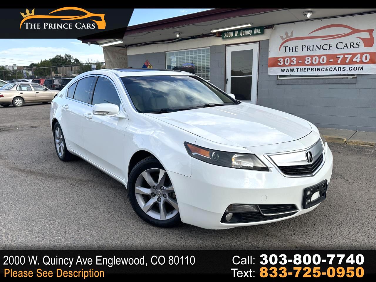 2012 Acura TL 6-Speed AT with Tech Package and 18-In. WP