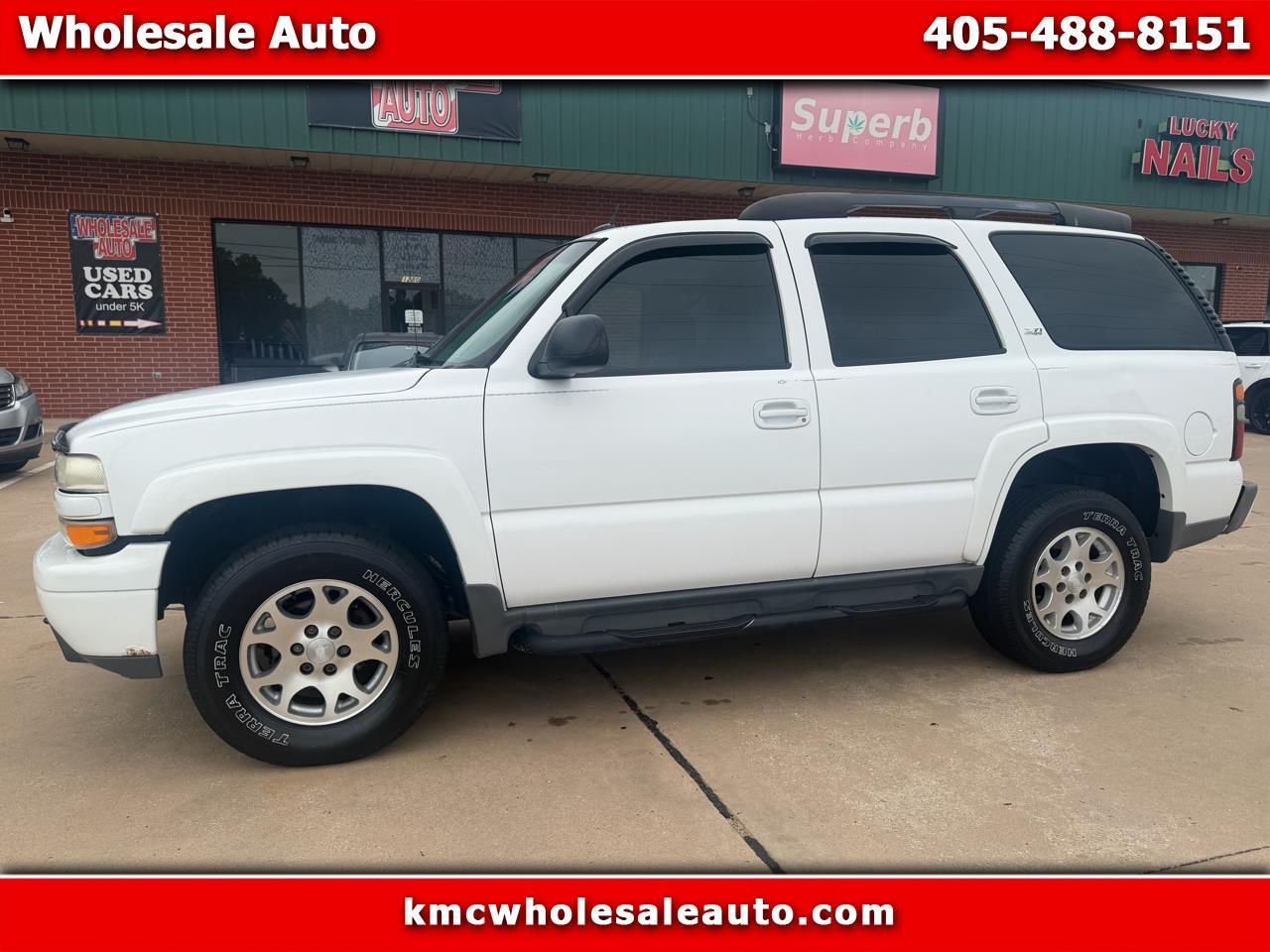 White 2005 Chevrolet Tahoe SUV / Crossover  Automatic