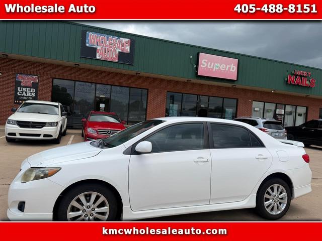 White 2010 Toyota Corolla Sedan Front-Wheel Drive Manual