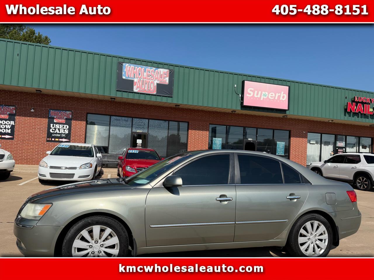 Black 2009 Hyundai Sonata Sedan Front-Wheel Drive Automatic