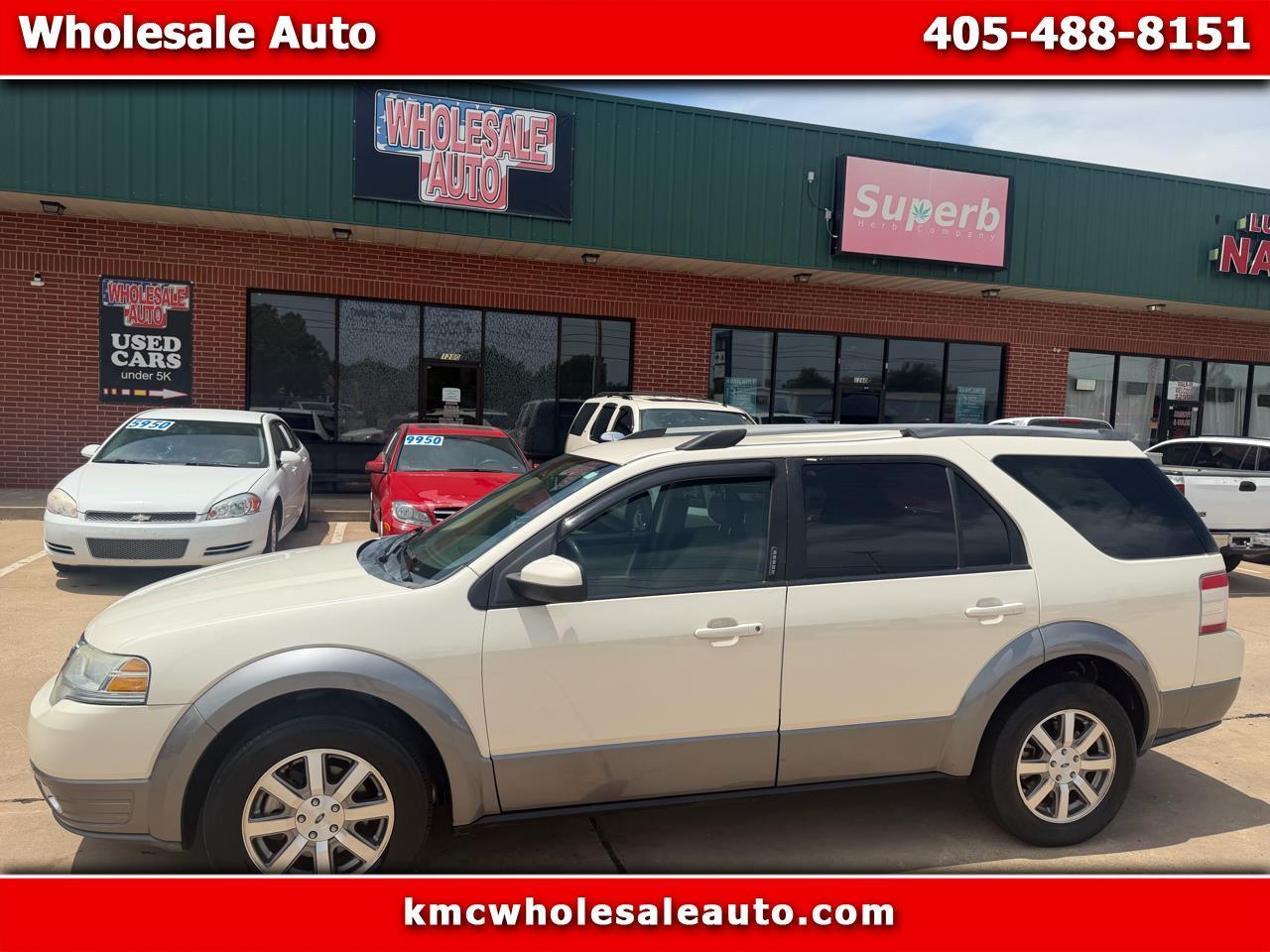 White 2009 Ford Taurus X SUV / Crossover Front-Wheel Drive Automatic