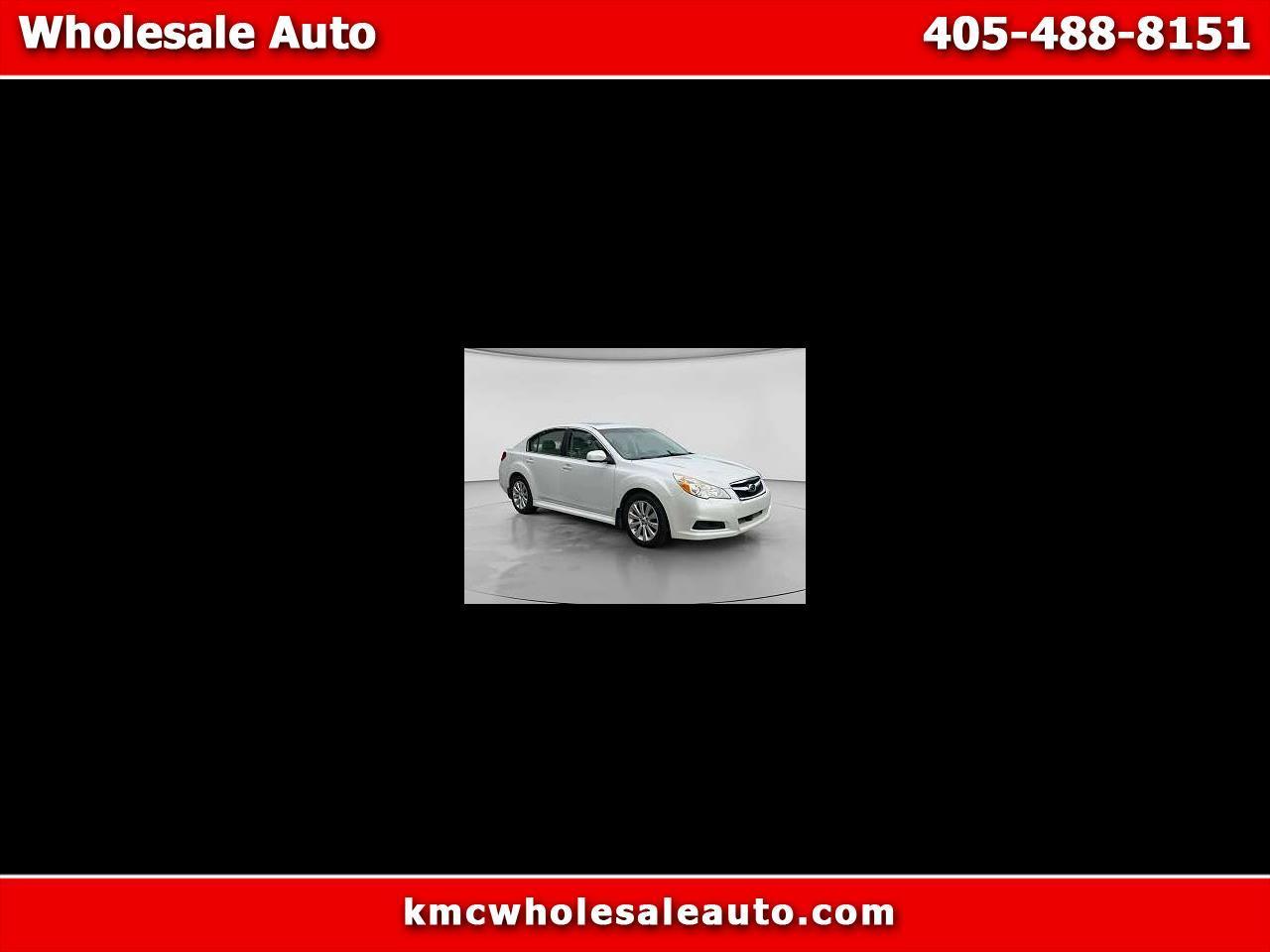 White 2012 Subaru Legacy Sedan All-Wheel Drive 