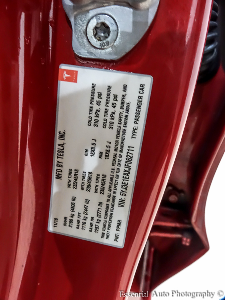 Tesla Model 3 Base 2018 Tesla Model 3 Base 2018