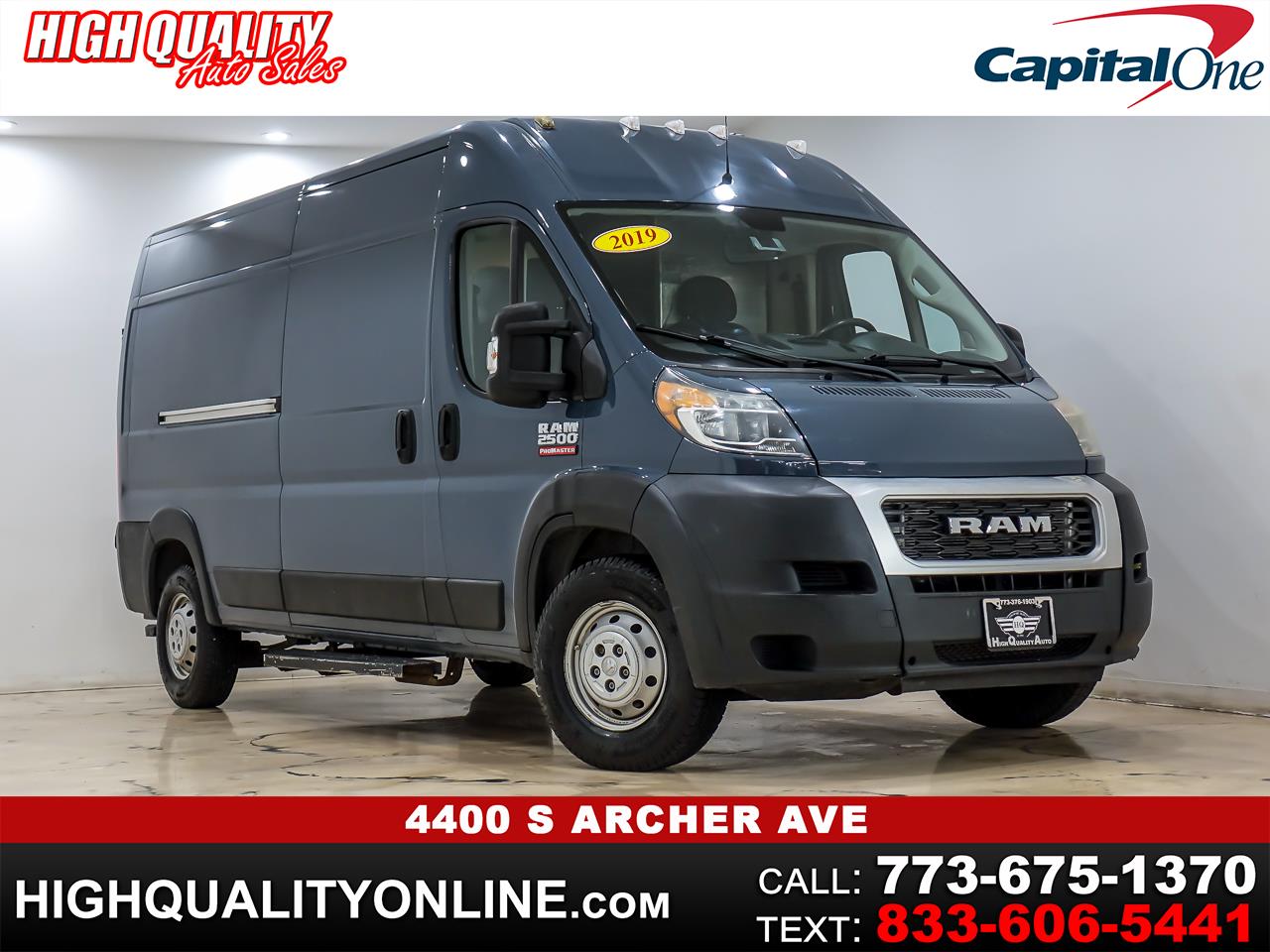 RAM Promaster 2500 High Roof Tradesman 159-in. WB 2019 RAM Promaster 2500 High Roof Tradesman 159-in. WB 2019