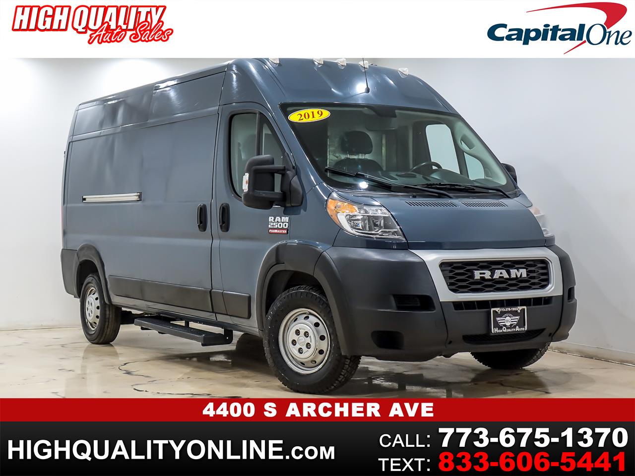 RAM Promaster 2500 High Roof Tradesman 159-in. WB 2019 RAM Promaster 2500 High Roof Tradesman 159-in. WB 2019