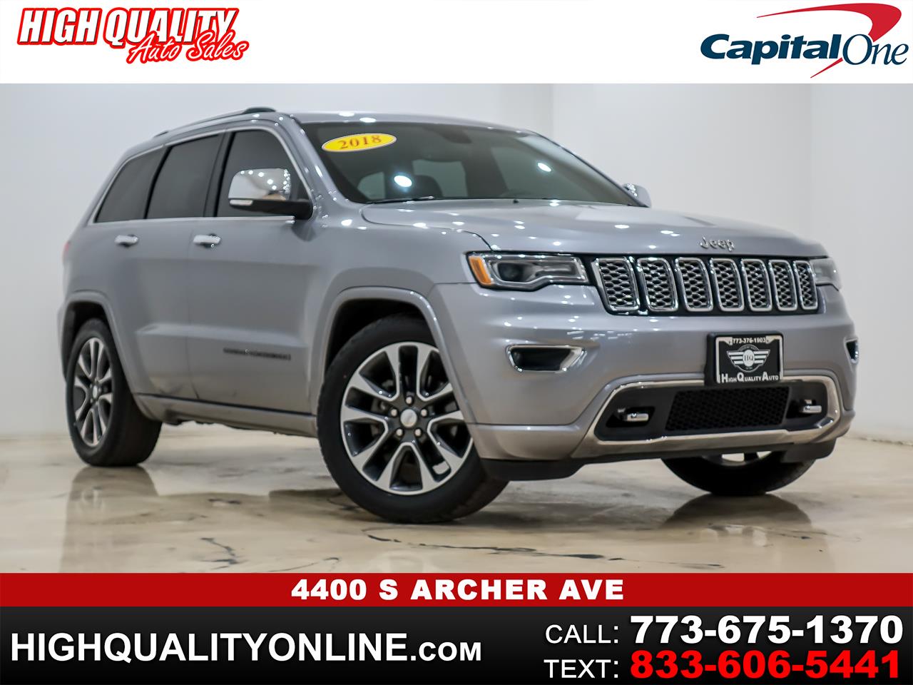 Jeep Grand Cherokee Overland 4WD 2018 Jeep Grand Cherokee Overland 4WD 2018
