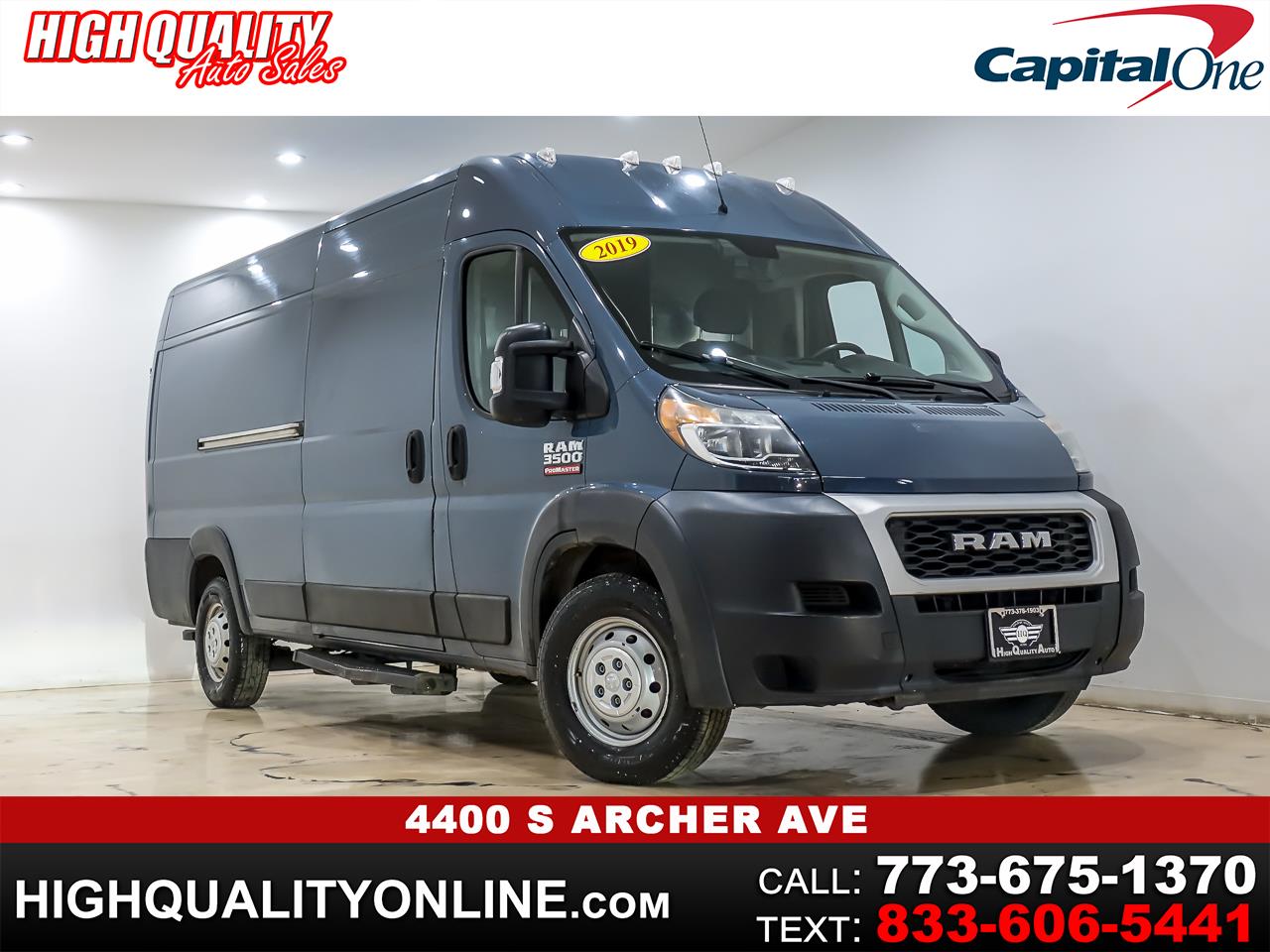2019 RAM Promaster 3500 High Roof w/Extended Length