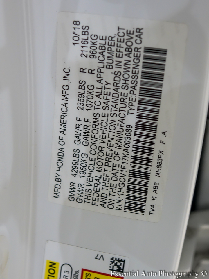 Honda Accord LX CVT 2019 Honda Accord LX CVT 2019