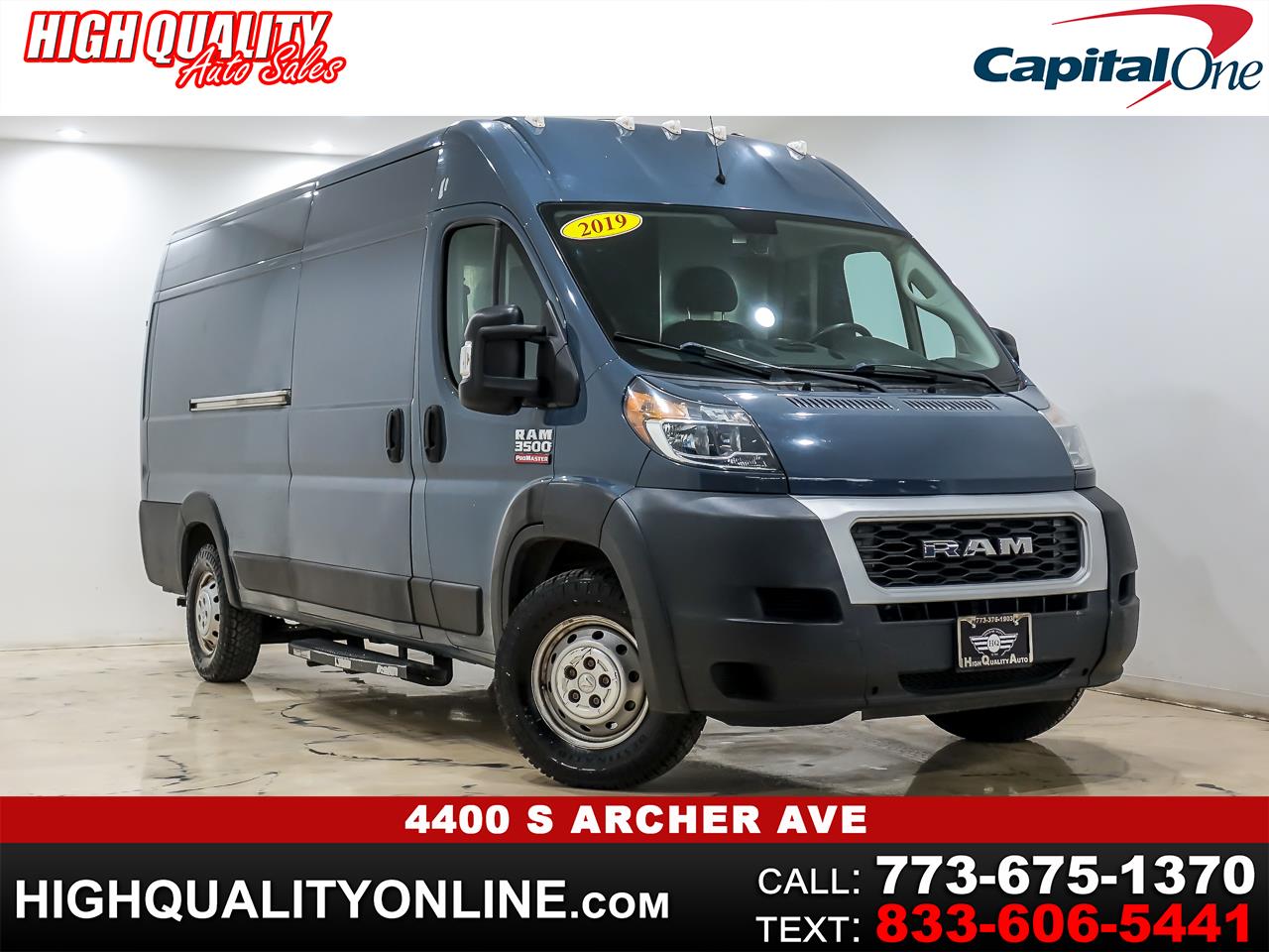 2019 RAM Promaster 3500 High Roof w/Extended Length