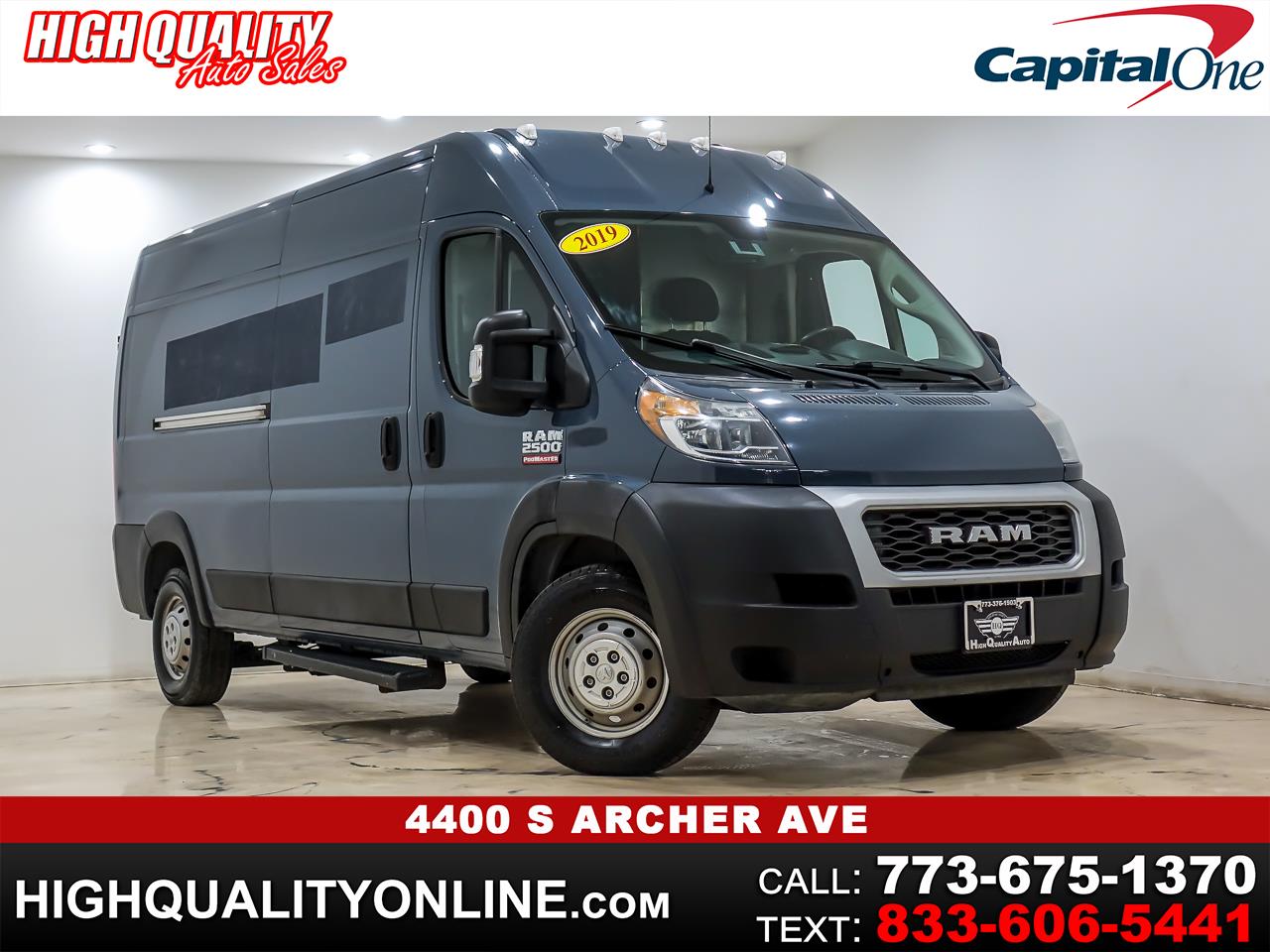 2019 RAM Promaster 2500 High Roof Tradesman 159-in. WB