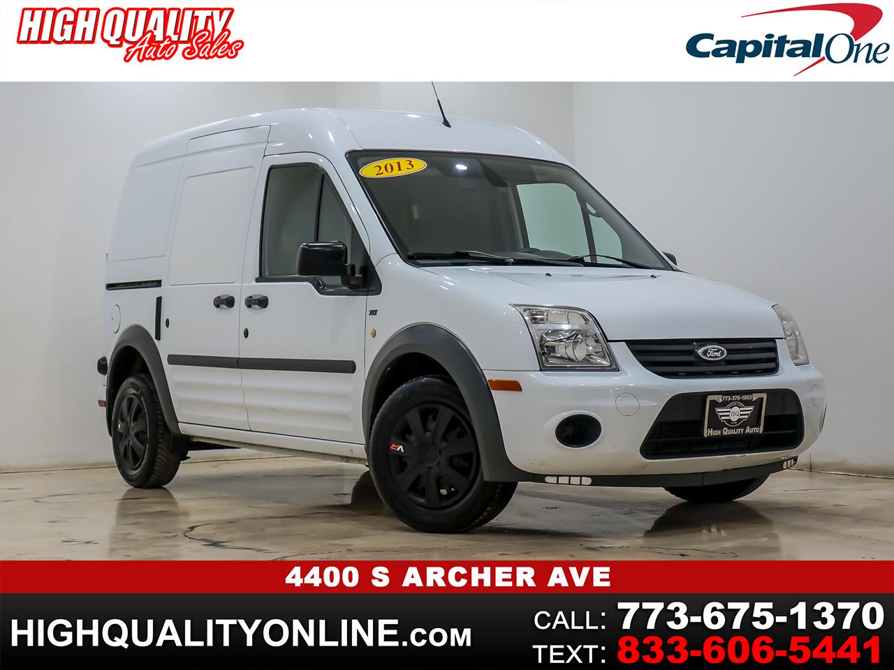 Ford Transit Connect XLT with Rear Door Glass 2013