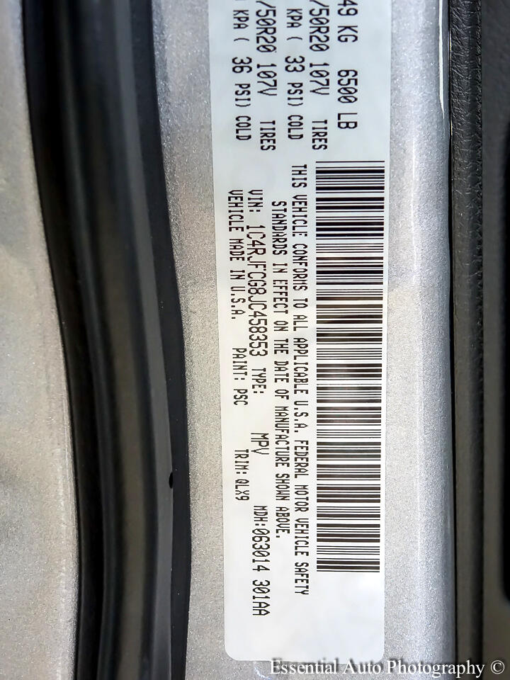 Jeep Grand Cherokee Overland 4WD 2018