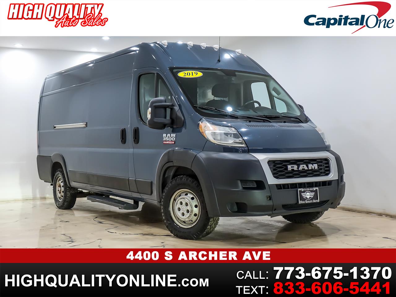 2019 RAM Promaster 3500 High Roof w/Extended Length