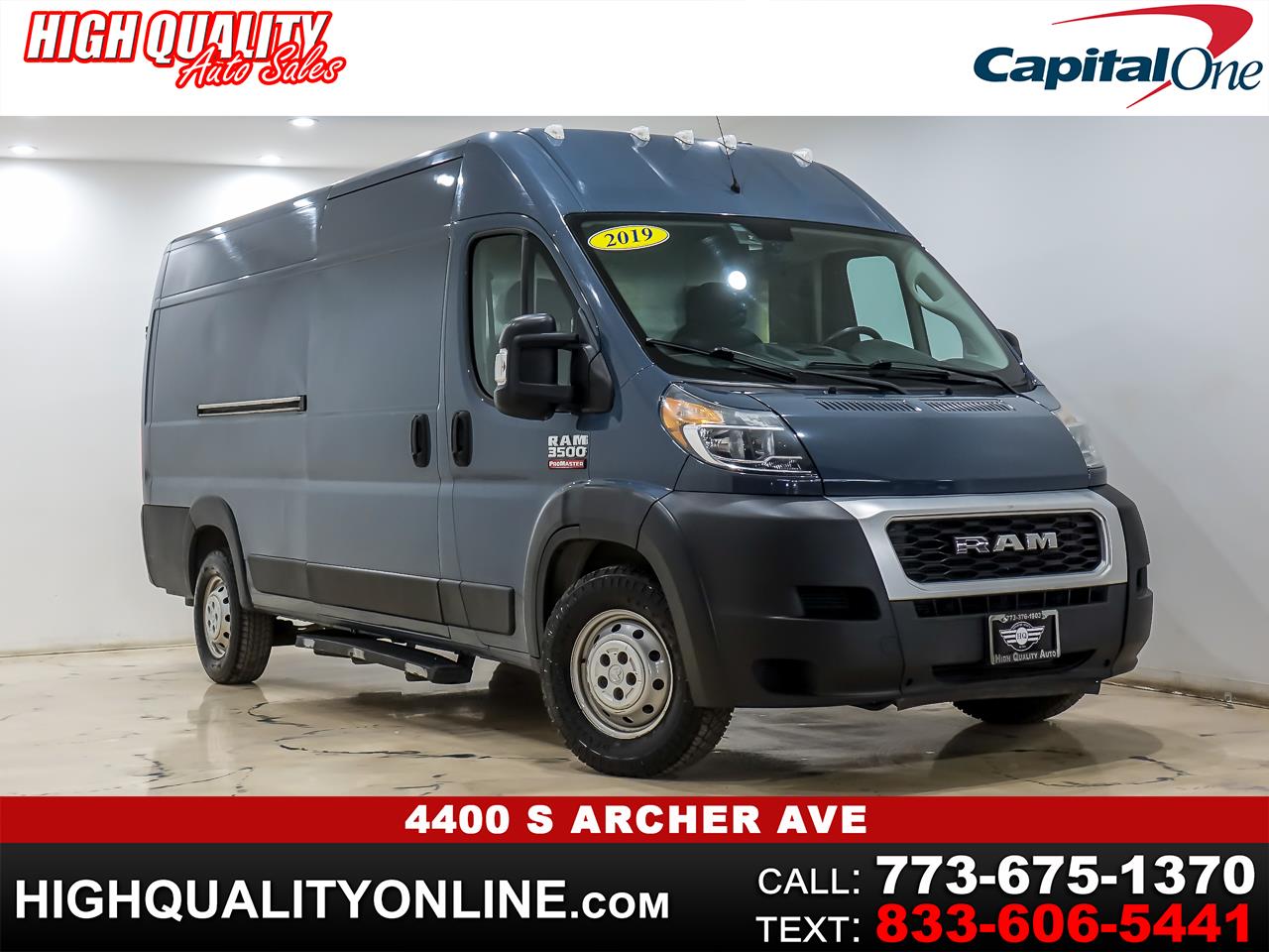 2019 RAM Promaster 3500 High Roof w/Extended Length