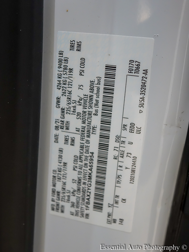 Ford Transit 350 Wagon Low Roof XL w/Sliding Pass. 148-in. WB 2021