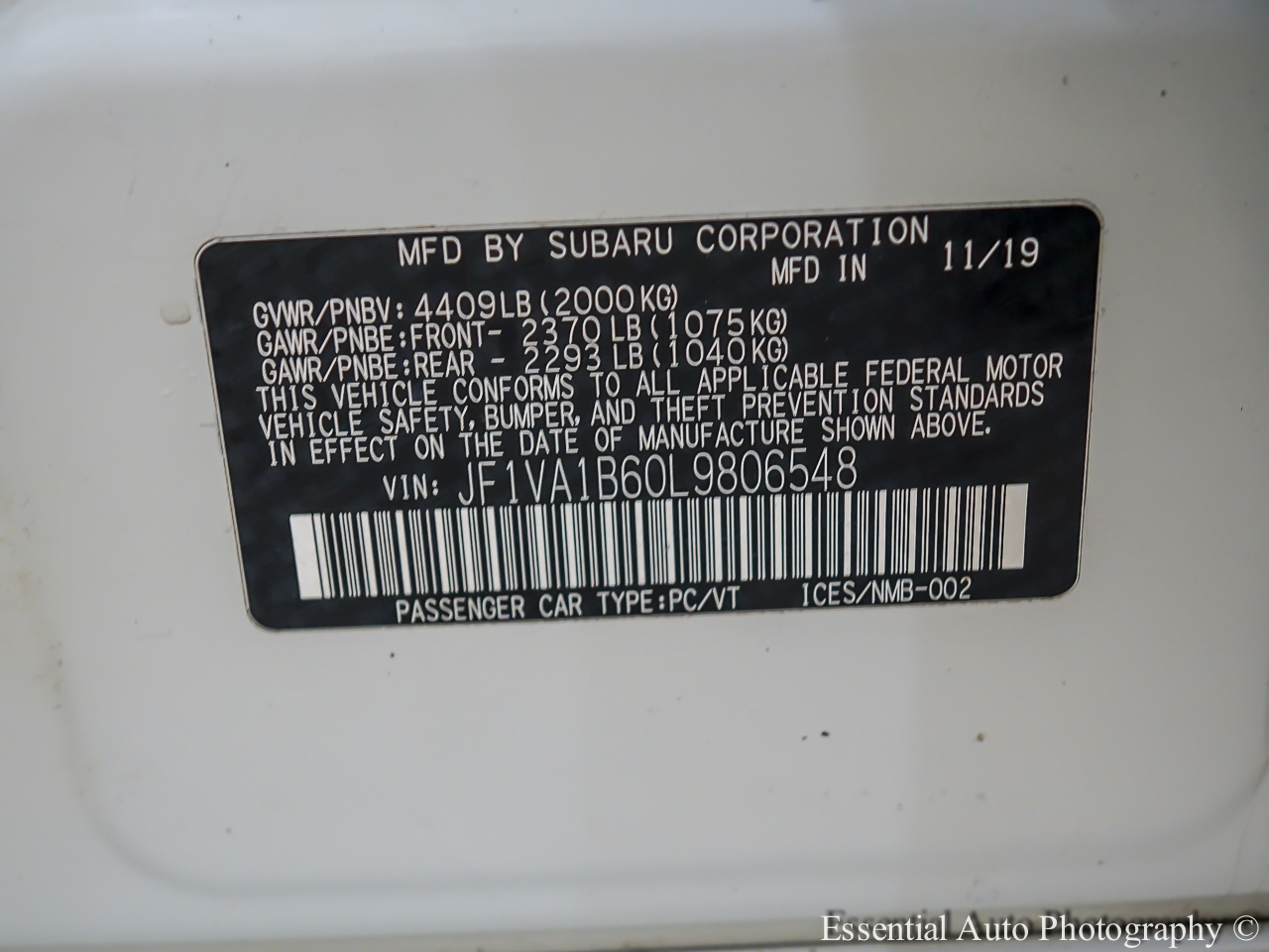 Subaru WRX Premium 2020