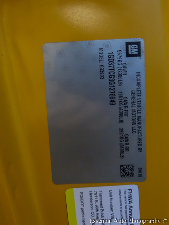 GMC Savana G3500 177 in. 2016