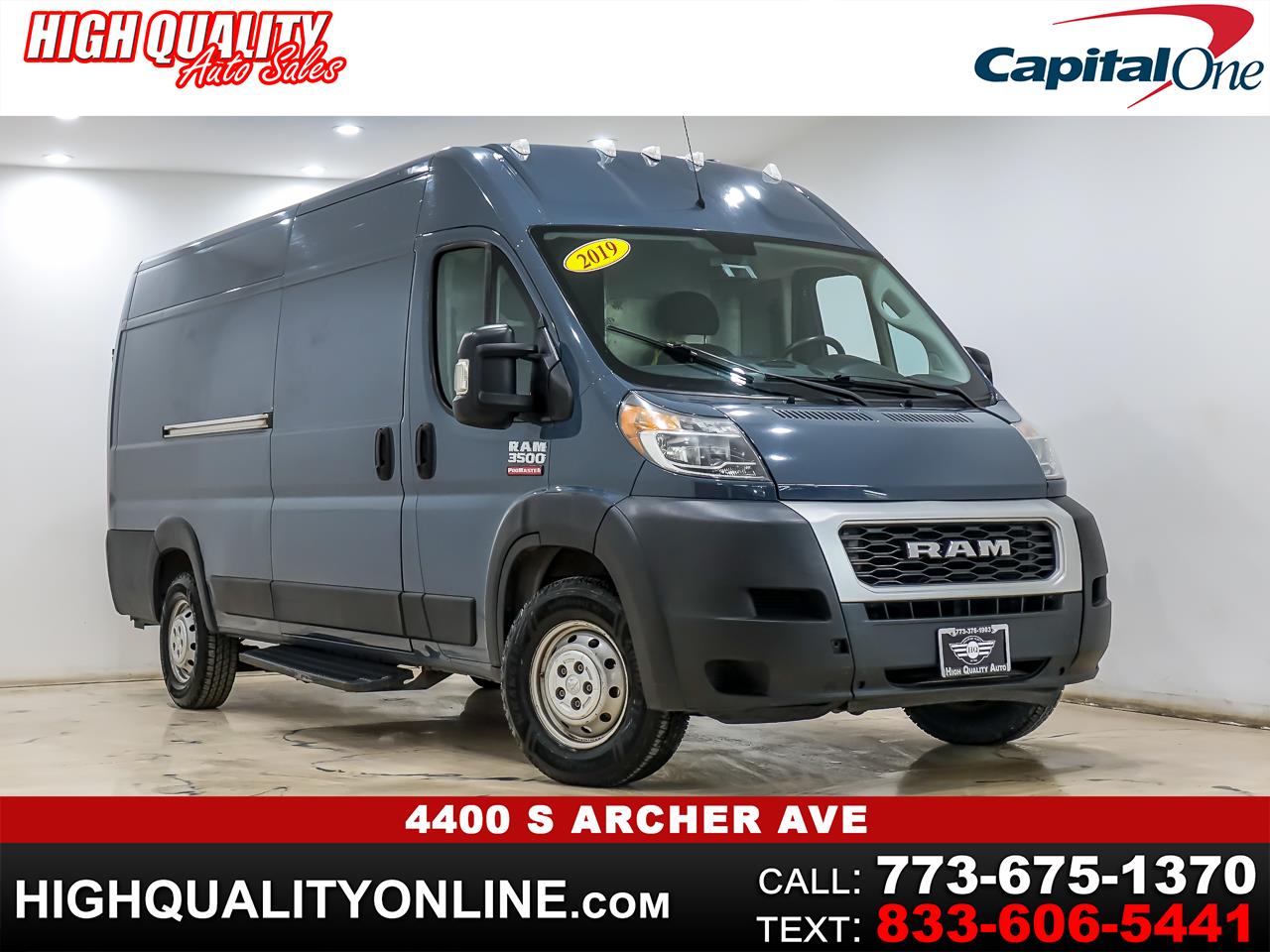 RAM Promaster 3500 High Roof w/Extended Length 2019