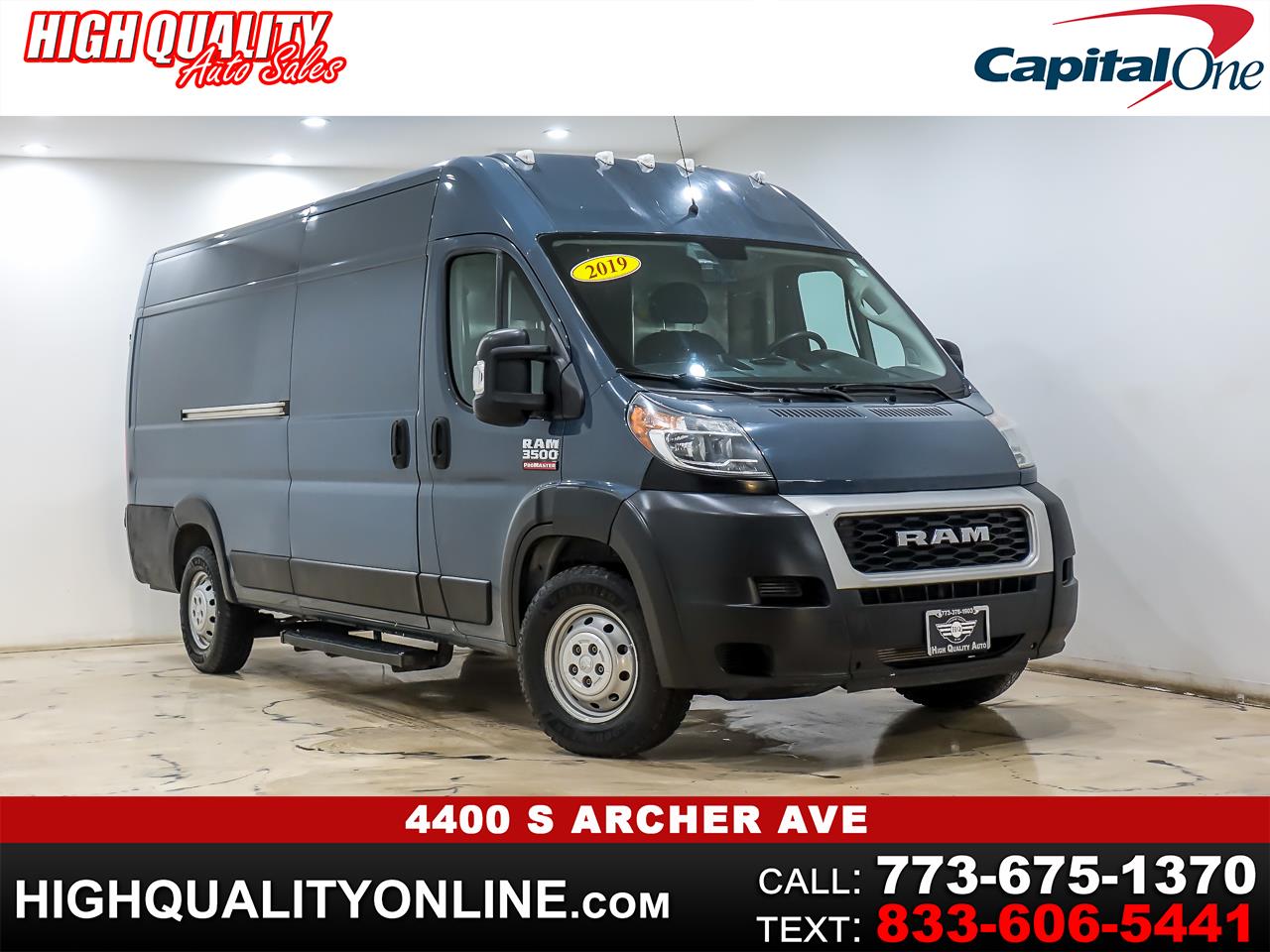 2019 RAM Promaster 3500 High Roof w/Extended Length