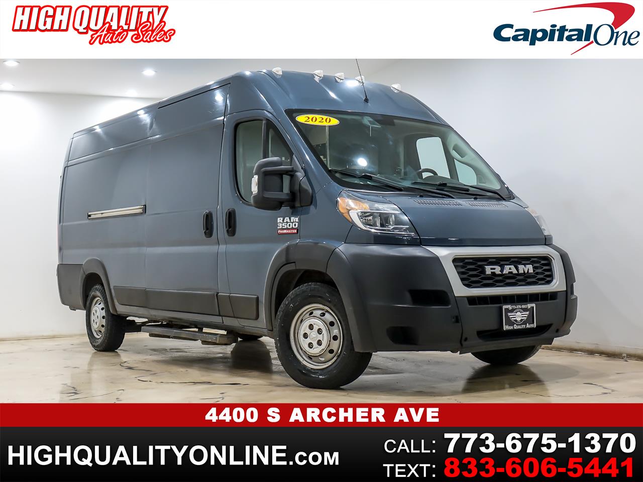 2020 RAM Promaster 3500 High Roof 159-in. WB Ext