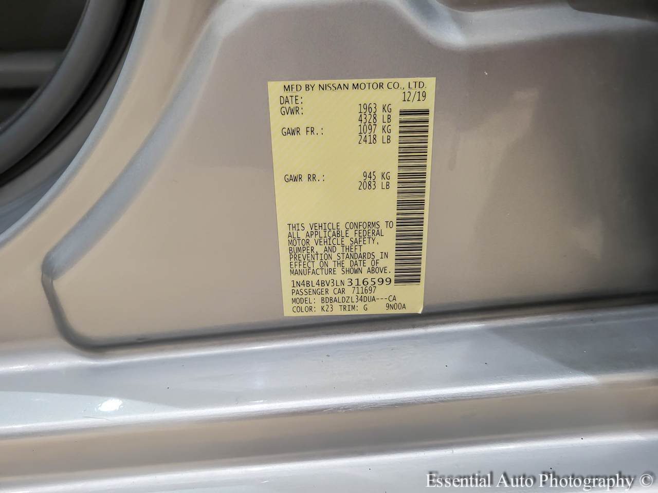 Nissan Altima 2.5 S 2020