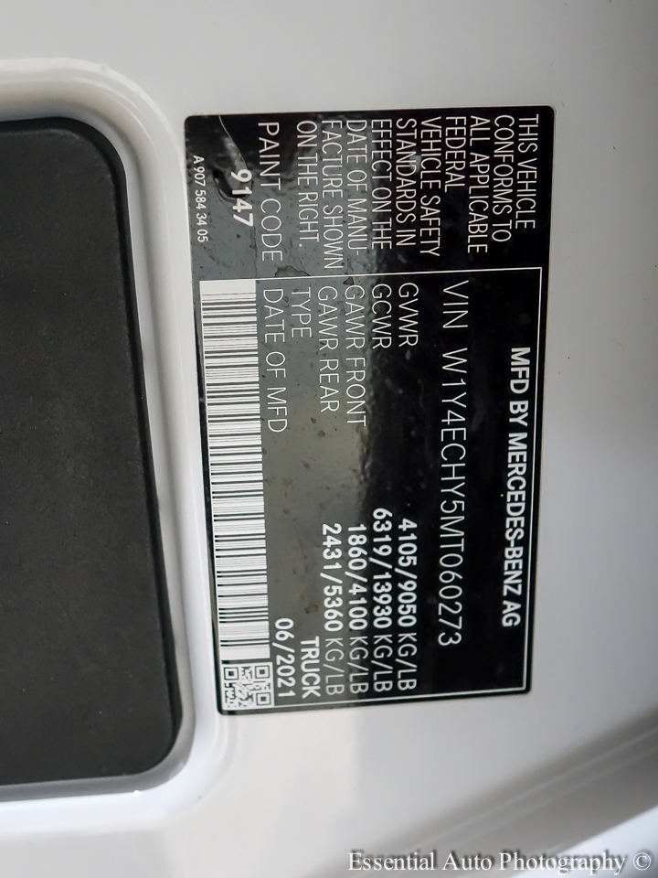 Mercedes-Benz Sprinter 2500 170-in. WB 2021