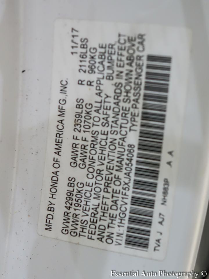 Honda Accord EX-L CVT 2018