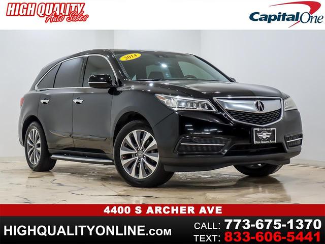 Black 2014 Acura MDX SH-AWD with Technology Package SUV / Crossover All-Wheel Drive Automatic