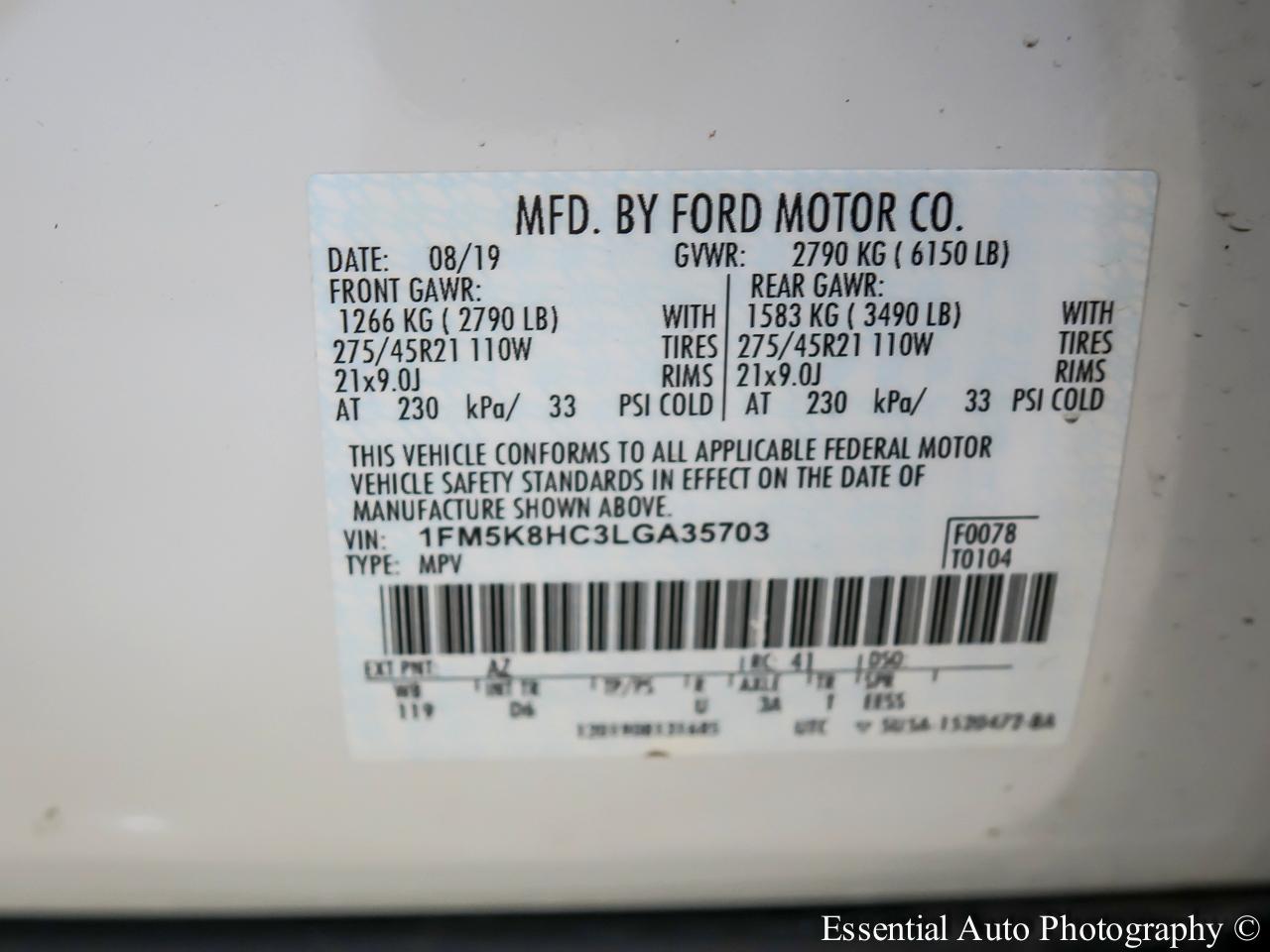 Ford Explorer Platinum AWD 2020