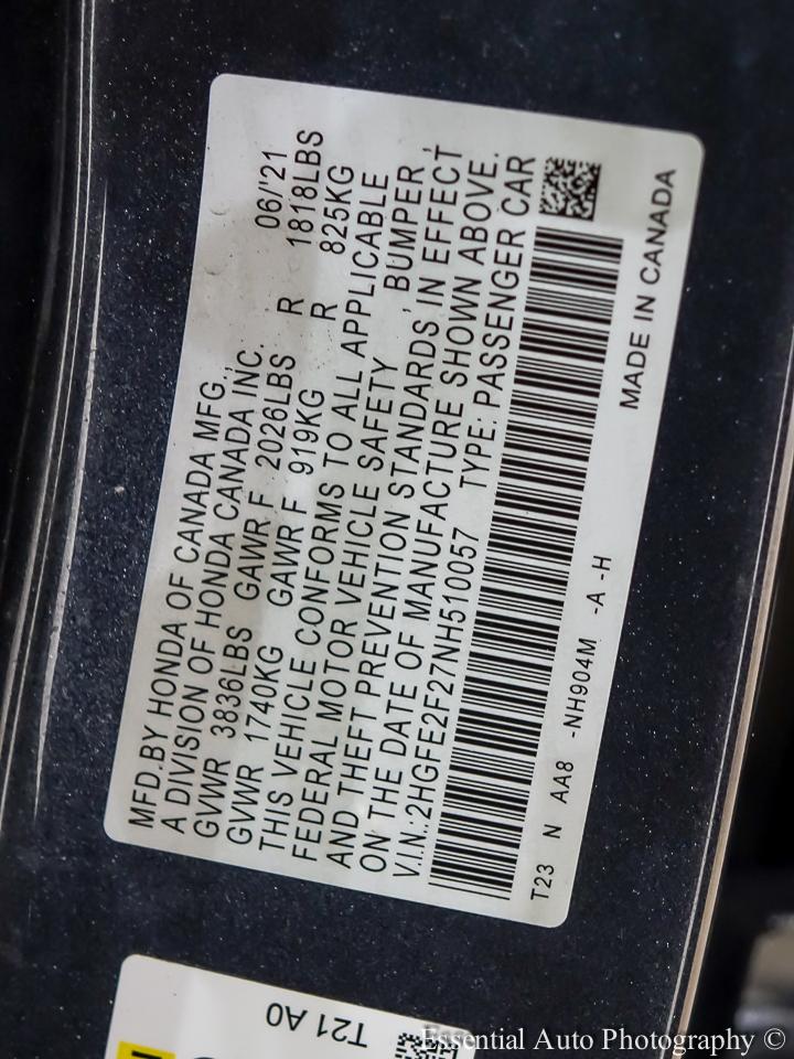 Honda Civic LX Sedan CVT 2022