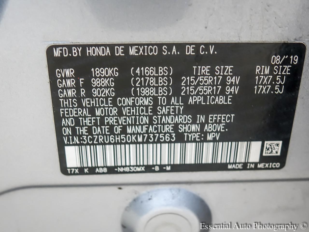 Honda HR-V EX AWD 2019