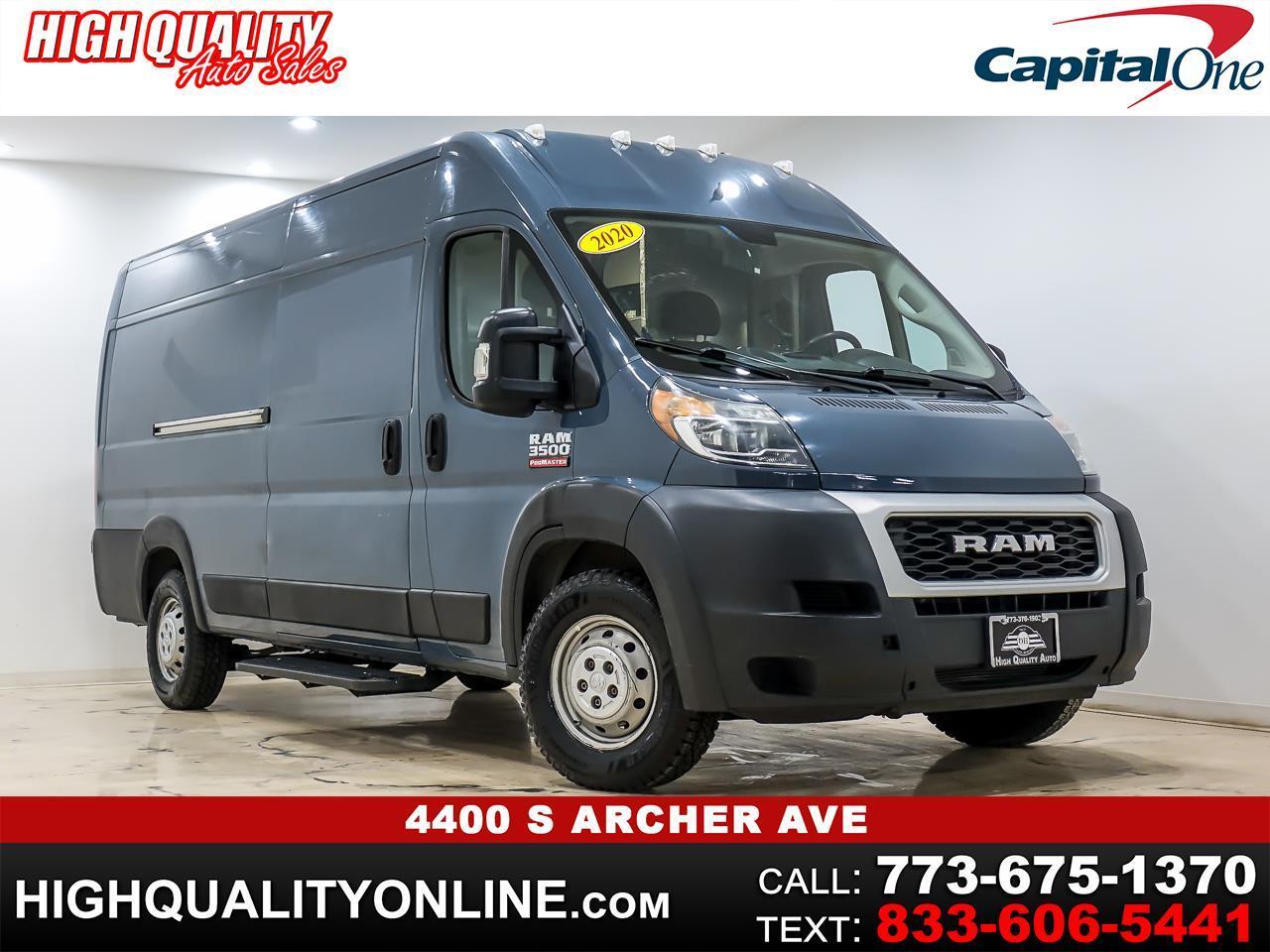 2019 RAM ProMaster 3500 159 High Roof Extended Cargo Van FWD